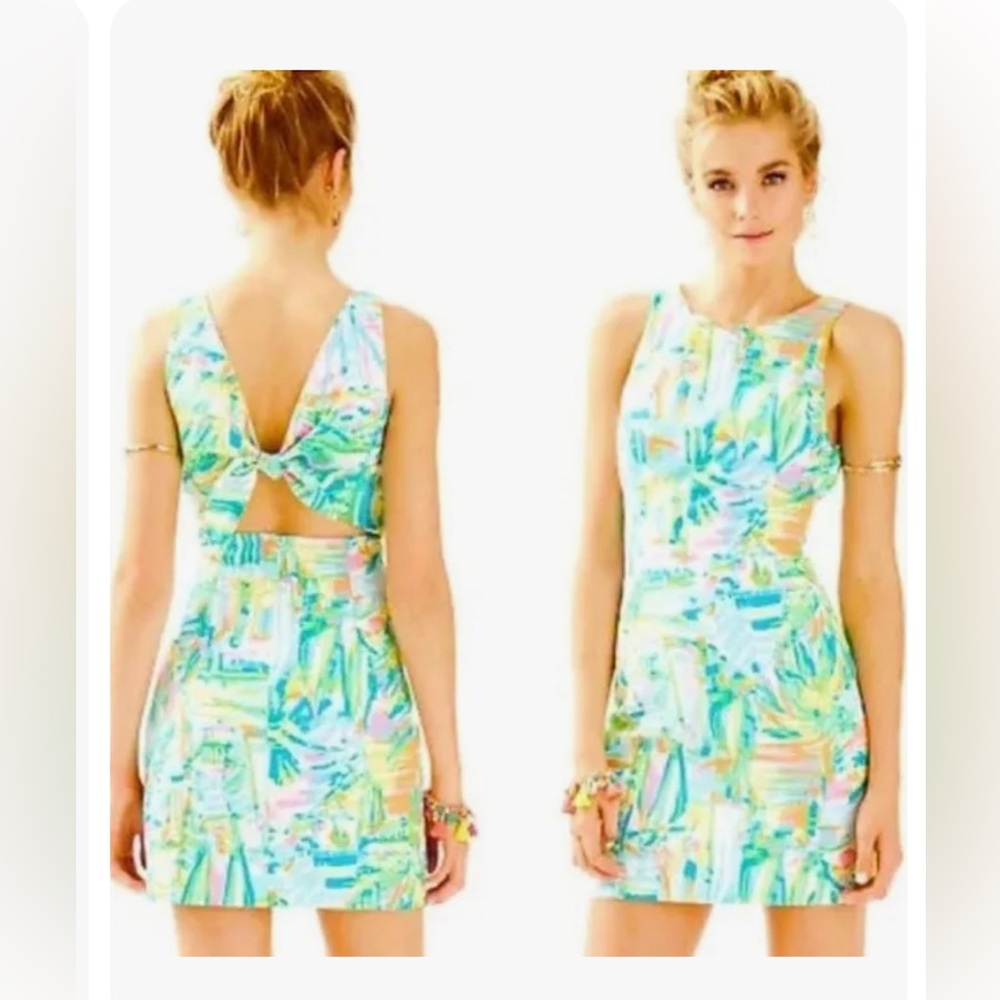 Lilly Pulitzer Courtney Sleeveless Tie-Back Shift Dress